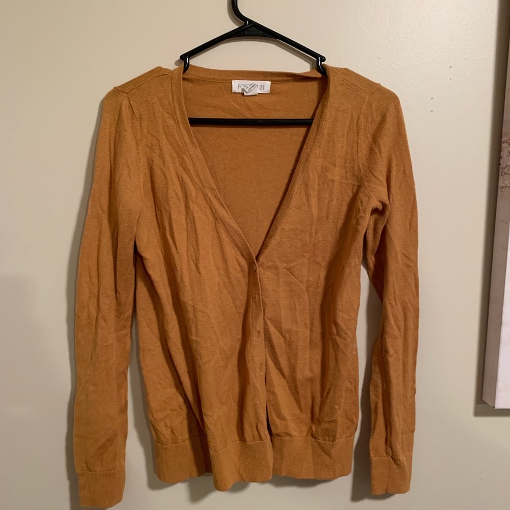 Mustard cardigan
